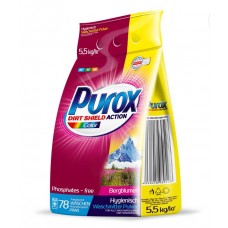 Veļas pulveris PUROX Color 5.5kg
